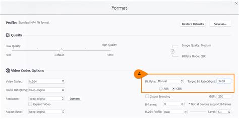 What Is the Best Bitrate Setting for H.264 Encoding .